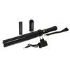 New 300 lumens Zoomable Strobe electric baton shock police self defense flashlight with Q5 led
