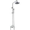 Wall mounted two way diverter shower faucet mixer set