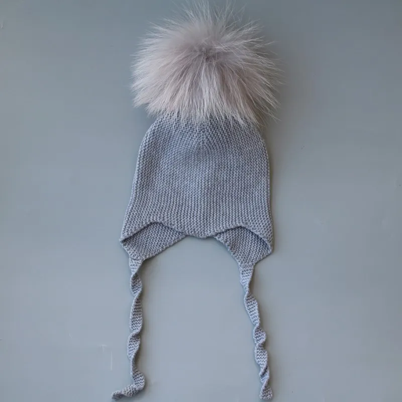 baby fluffy bobble hat