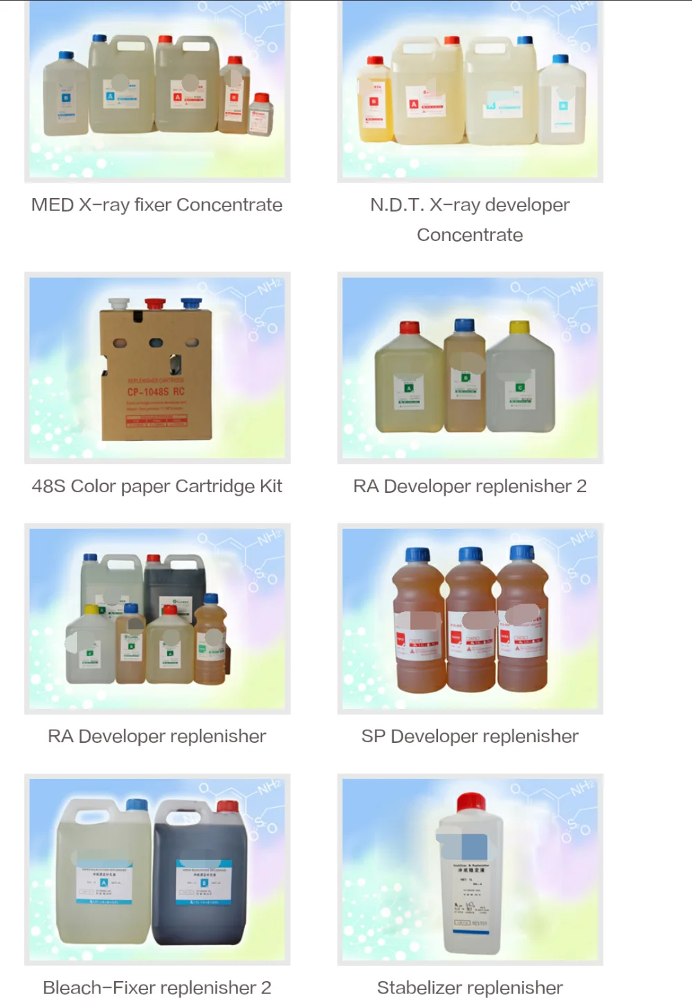 Lucky Chemical P1,Ra4 . 4x20l,Developer Replenisher .for Photo Printer