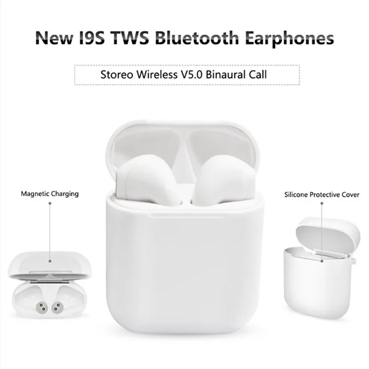 KC Certification i9s TWS Wireless Earbuds I9S Headphones with True Stereo Wholesale Price BT 5.0 Headset - ANKUX.COM