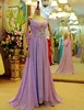 Luxury Chiffon Prom Dresses Mint Green Prom Dress Long Beaded Crystals Backless Sexy Evening Gown