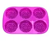 German Lidl Kitchenware Supplier silicone rose shaped cake mould