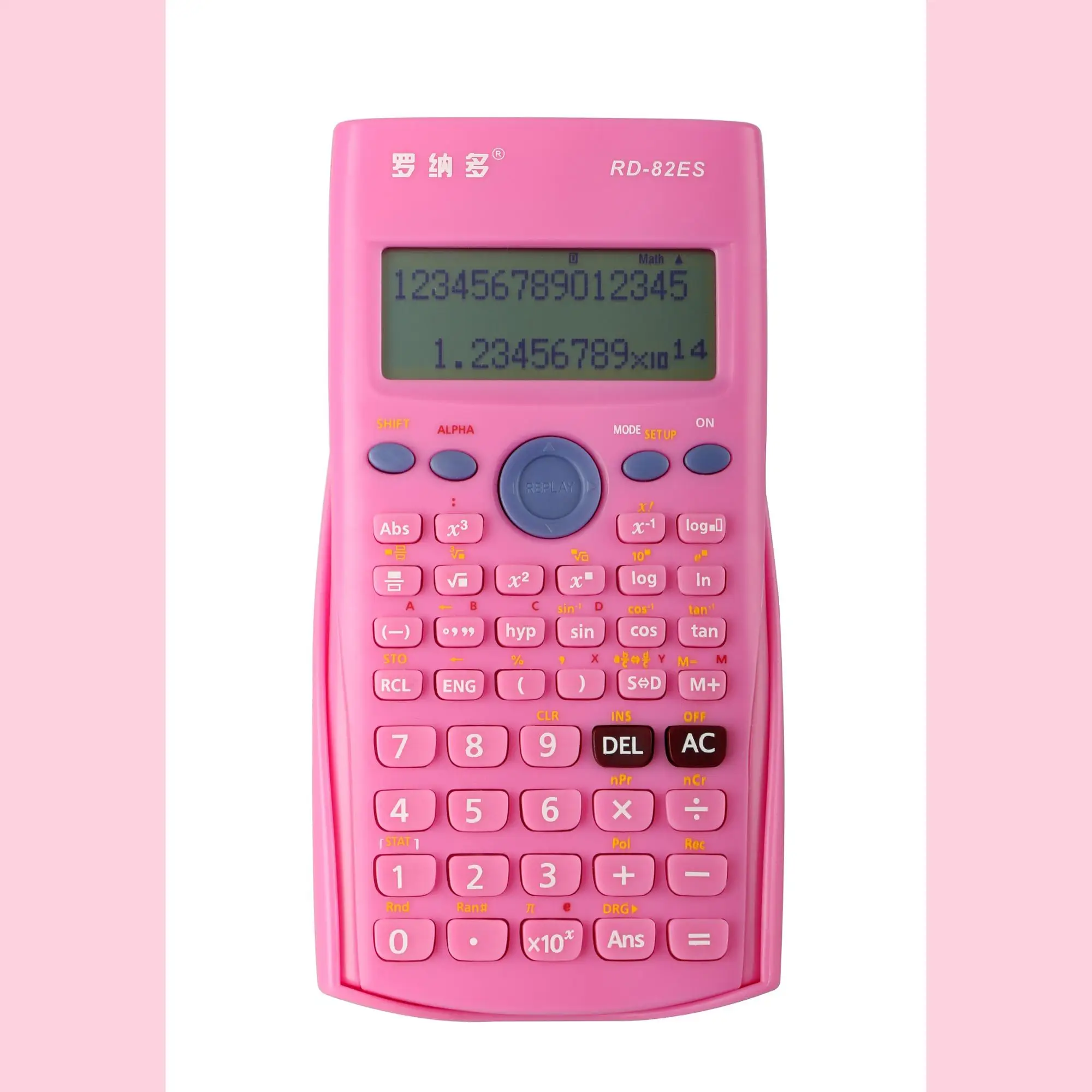 Rd82es Pink Scientific Calculators High Quality Colorful Student