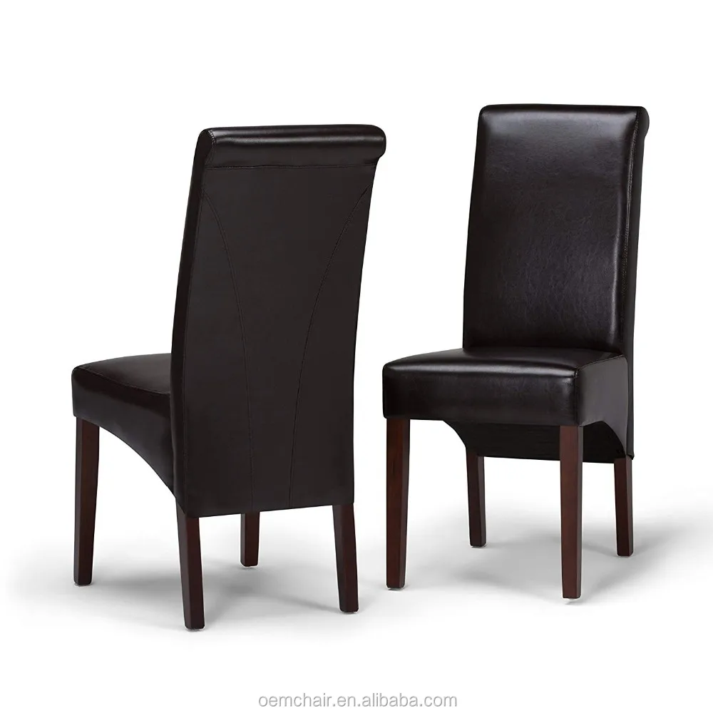 High Quality Dining Room Chairs Upholstered Faux Leather Dining Chair