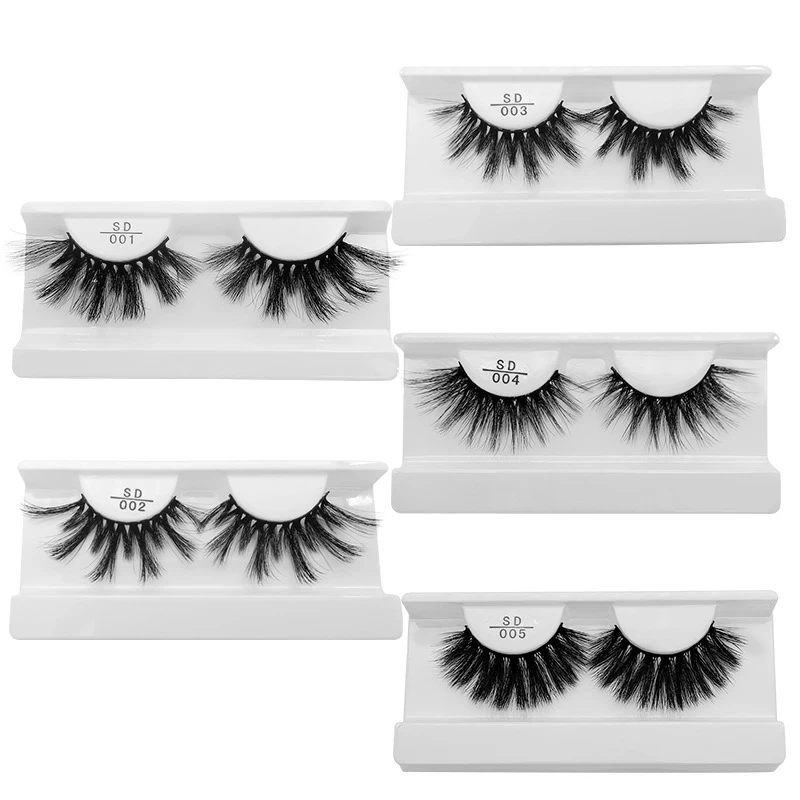 2019 new arrival 25mm Private Label 3D Mink Eyelashes Vendor Wholesale handmade False Eyelash Mink 3D Mink Lashes
