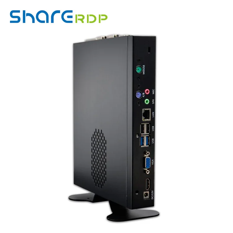 Sharerdp firewall mini pc barebone system with pci slot baytrail j1900 motherboard htpc computer