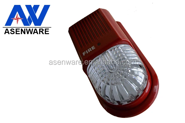 Fire Alarm Warning Led Strobe Light/Warning Strobe Siren