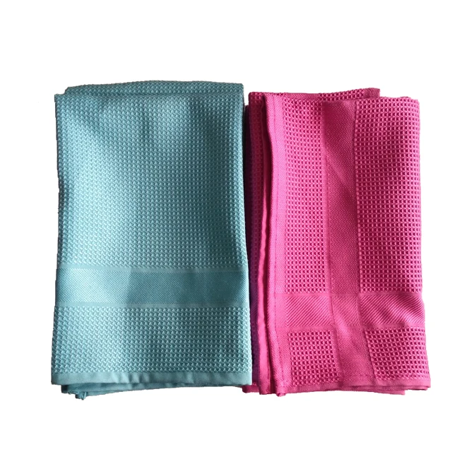 Microfiber Cleaning Cloth Waffle Kitchen Tea Towel