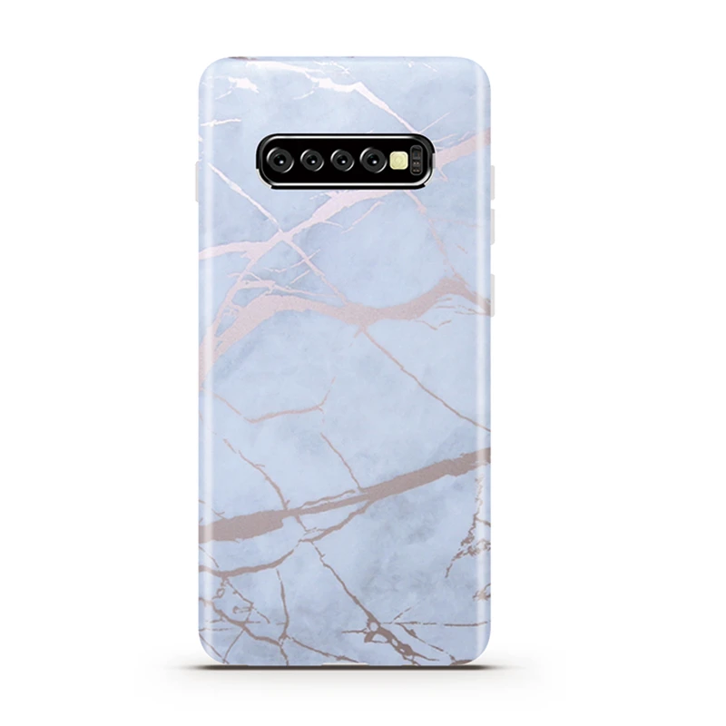 

4 design IMD Print Matte Chrome Marble Phone Case for Samsung Galaxy S10 S10 plus S10E