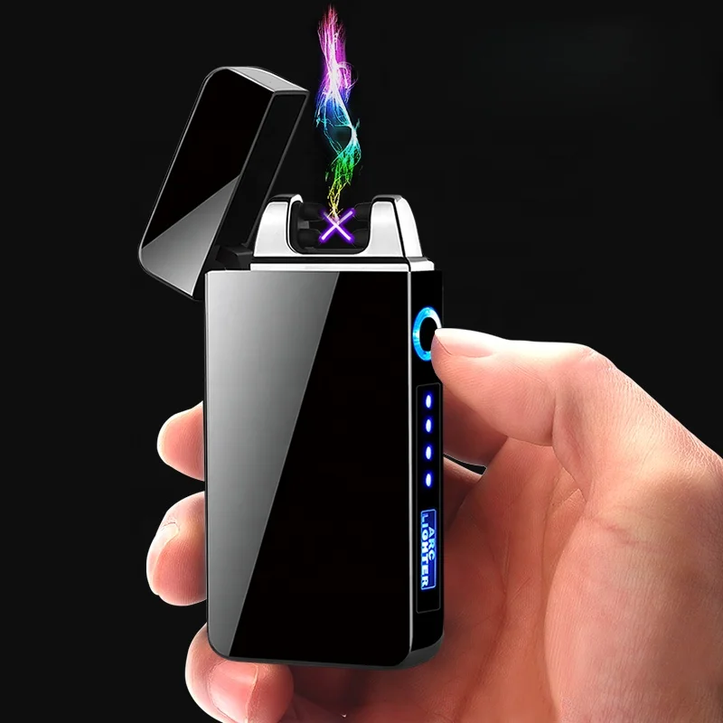 
Wholesale 2019 New Design USB Cigars Cigarette Lighter Safe No Flame No Gas Lighter 