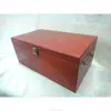 Brown wood treasure chest boxes,large antique storage box,traditional chinese home decorating keepsake box gifts