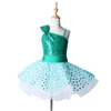 2015 hot !-girls christmas dance costumes -baby kids' christmas green tree show stage wear