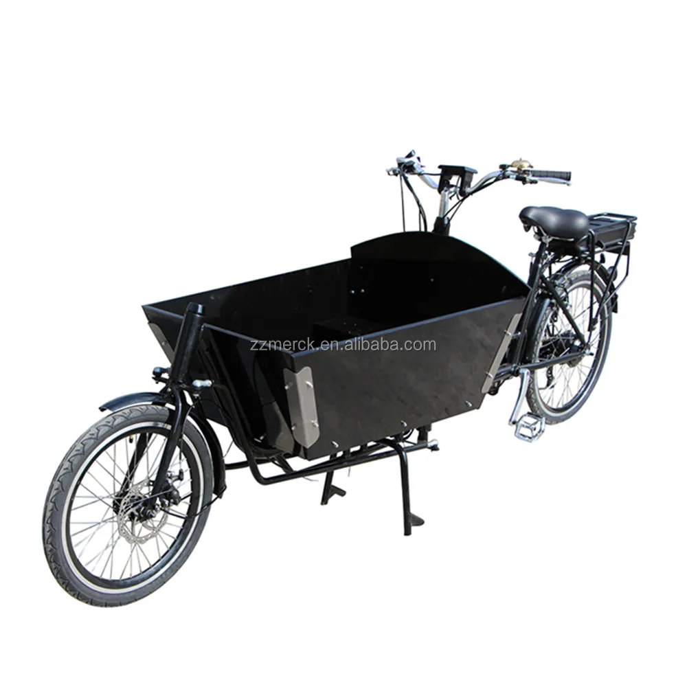

Classical 2 Wheel Brushless Electric Powered Cargo Bicycle For Sale, Customized