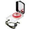 Outdoor Mountaineering Multifunctional cover Acrylic Luminous Compass with LED Button Light