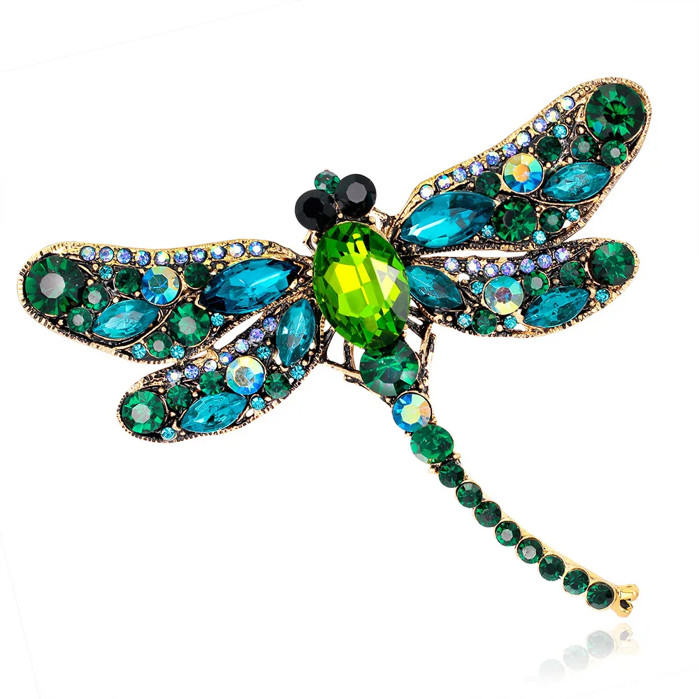 

European vintage animal brooch big dragonfly brooch for women, As pictures shows