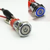 10A Current Metal switch 16MM self-locking Push Button 3-250V LED lamp Waterproof Car Auto Engine PC Power Start