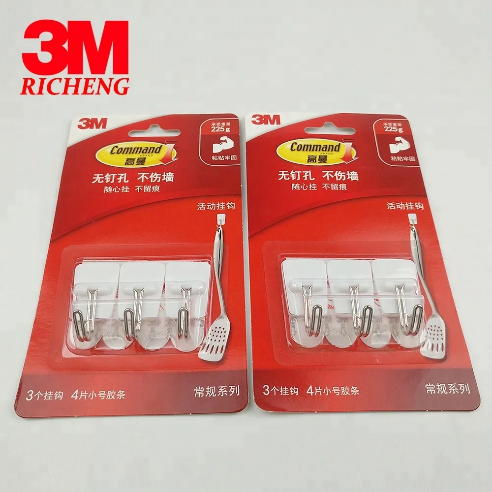 3m Command Plastic Removeable No Damage No Mark Hook Wall