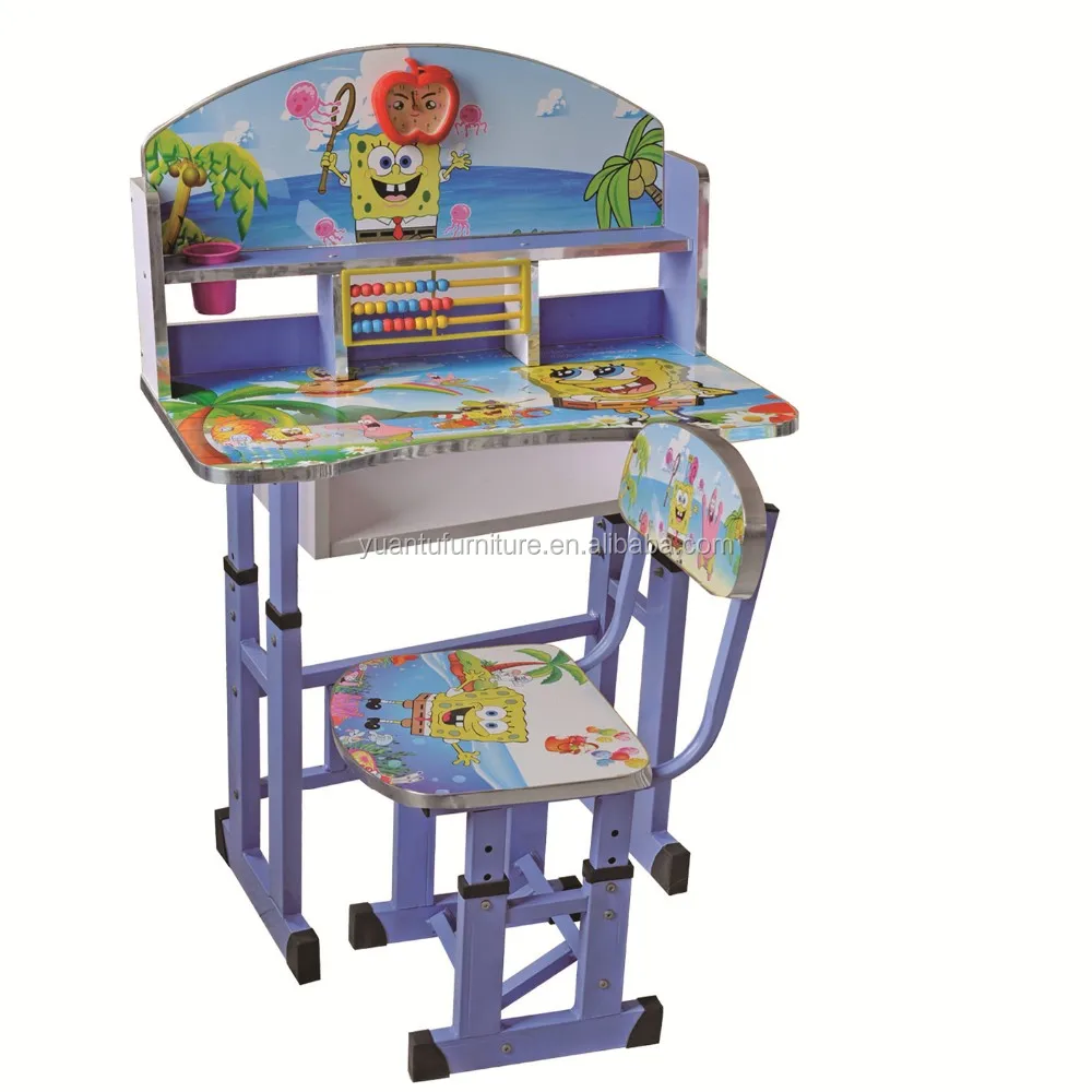 Cheap Factory Price Children Study Table And Chair Set Kids Study