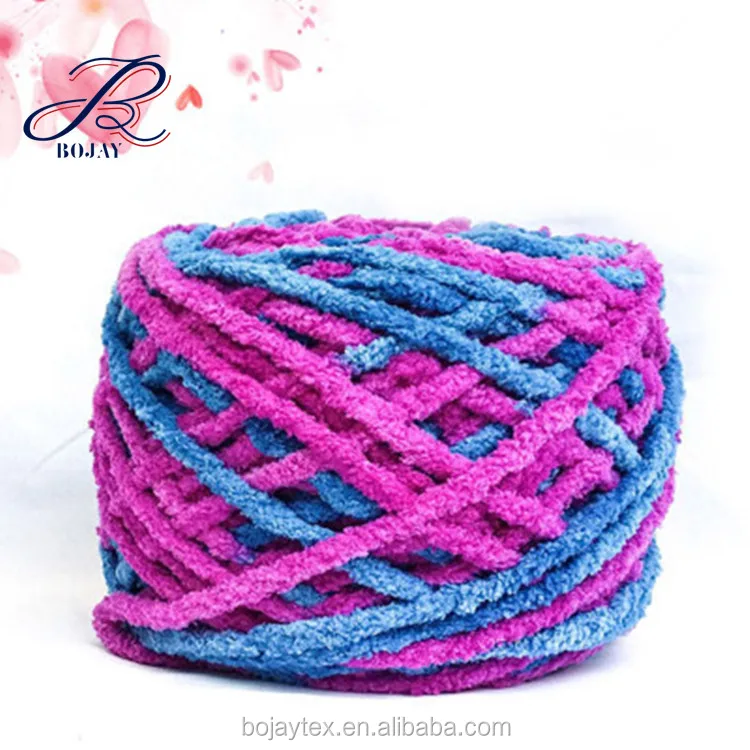 
Hot Sale Fancy Knitting Yarn Super Soft Bulk Polyester Chenille Yarn Baby Yarn for Scarf 