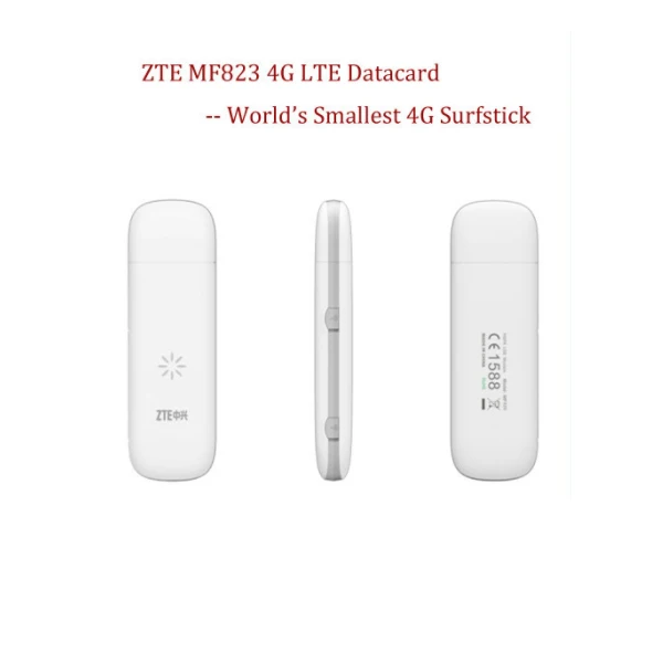 

Unlocked ZTE MF823 100Mbps 4G LTE FDD 900/1800/2600MHz Wireless Modem 3G UMTS USB Dongle