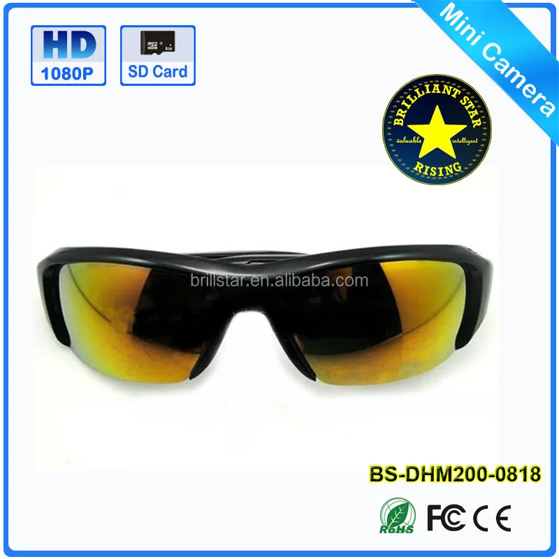 2MP FHD Hidden Video Sun Glasses High Resolution