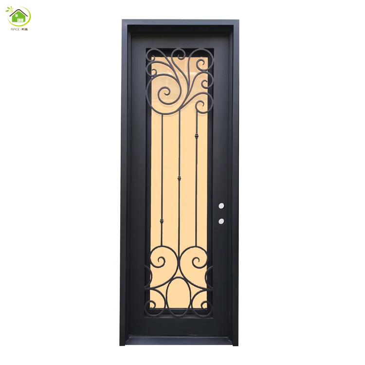 Modern Wholesale Wrought Storm Iron Single Entry Doors Buy Modern