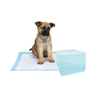

45*60cm 30 pack Best sell OEM service Disposable High absorbent pet training and puppy pads, Blue;white
