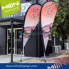 Advertising exhibition event outdoor Feather Flag Flying Beach Flag banner stand, Teardrop Flag for beach sea activity