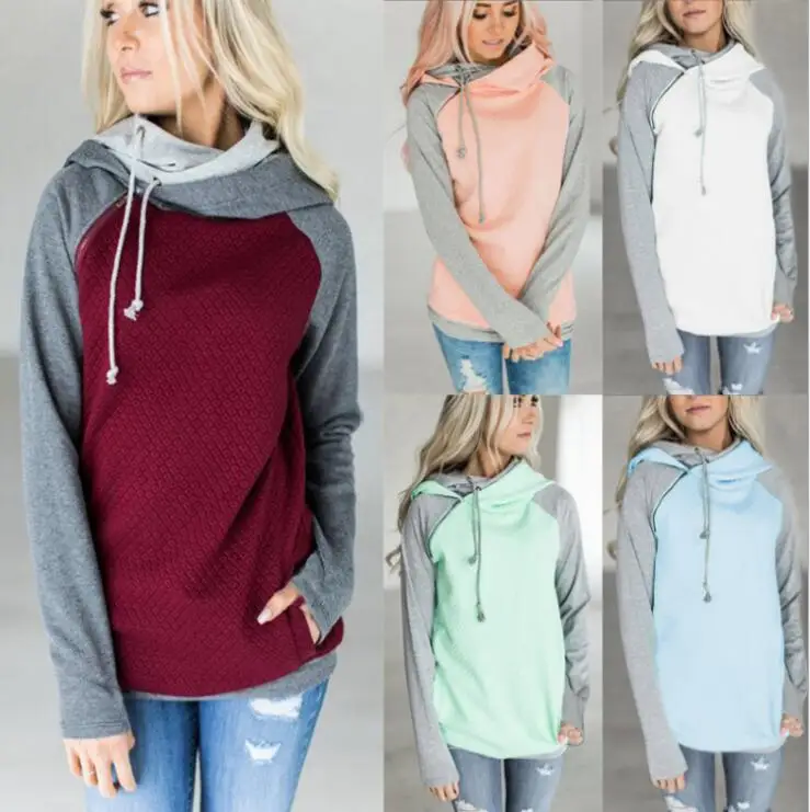 

Walson Women's Sports Zipper Cardigan Sweater Hoodie Coat 8 Colors S-5XL, 5colors