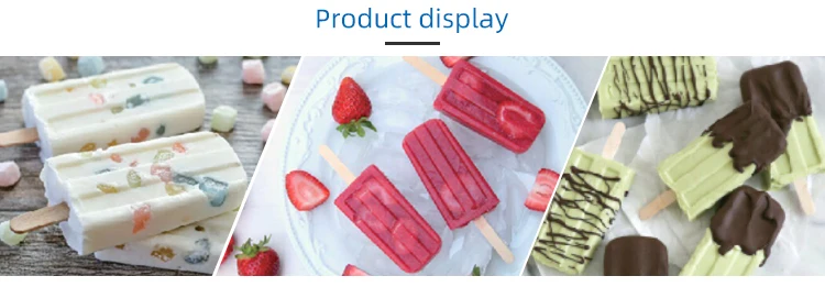 2019 New Arrival Automatic Stainless Steel 4 Moulds Ice Popsicle Stick Machine for Sale