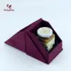 custom luxury small flip top gift boxes Flannelette with glass jars for honey/jam jars 250ml/500ml glass packaging boxes