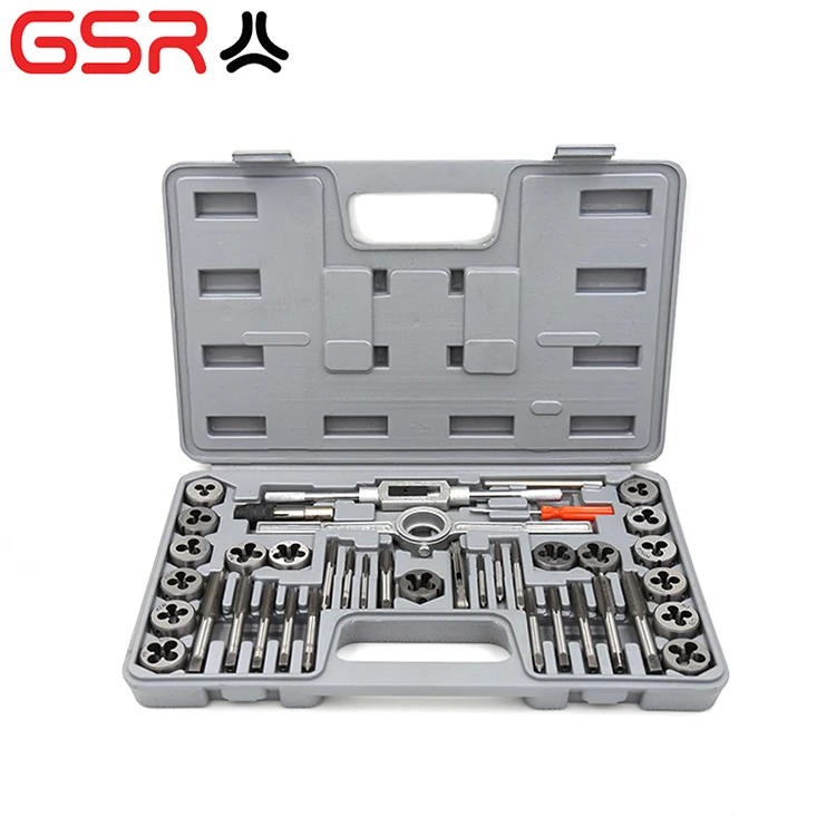 40pcs Meric / Unc Unf Hand Taps And Dies Hand Tap Die Set Buy Hand