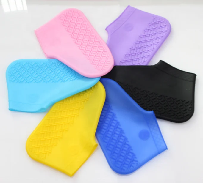 

Outdoor Shoe Protectors Reusable Rain Boots Silicone Waterproof Shoe Covers, 6 colors