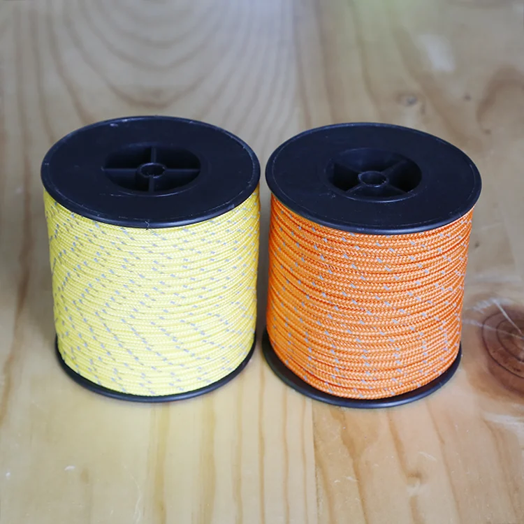 Fluorescent Reflective Guy Rope Guy Line Gear Cord Survival Cordage