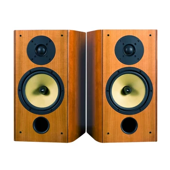 High End 6 5 Inch Hi Fi Stereo Bookshelf Speakers In Veneer Finish