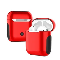 

TPU plating wireless earphone case for Apple AirPods carrying charging protective case luxury for AirPod cover Air pod skins box
