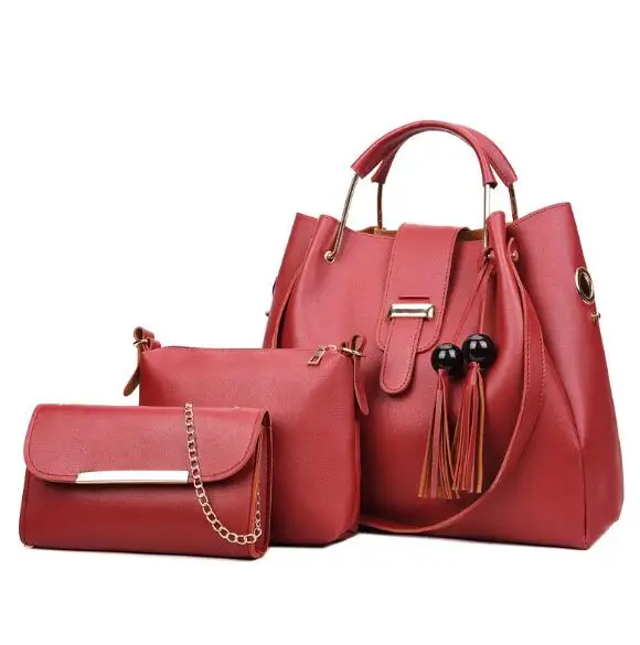 

Vintage Fashion Handbags for Women PU Leather Lash Bag Shoulder Bags Set Purse Crossbody Handbag, Colors