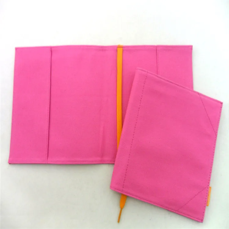 
hard printing logo cotton laptop case polyester fabric book cover 