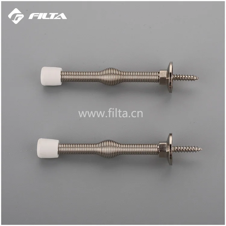 10 Pack Brushed Nickel Heavy Duty Solid Rigid Door Stop United State