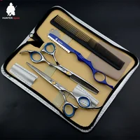 

5.5 inch / 6 inch Stainless steel hair cutting scissors set thinning sheear barber scissors kit for hairdressing salons