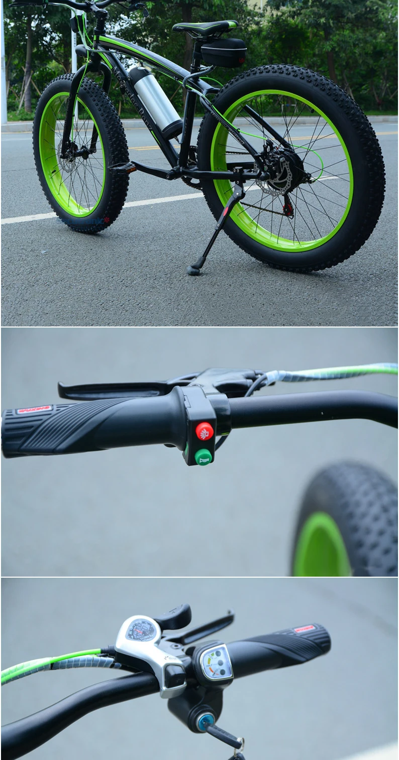 China Green Fully 48V1000W 750W Ebike 48V 750 Watt Fat Tyre Mountian/Moutain E- Vtt MTB Electric Mountain Bike