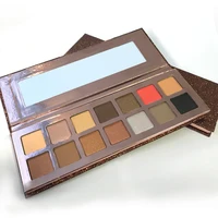 

make your own brand nude eyeshadow palette cosmetic private label OEM/ ODM shimmer matte eyeshadow palette