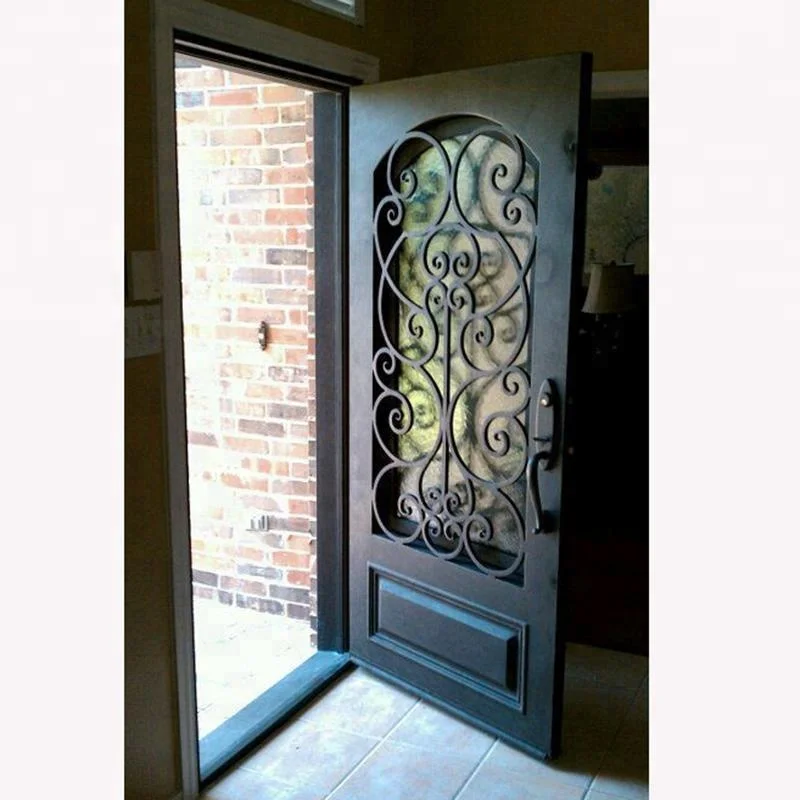 Newest Modern Iron Safety Door Design In Metal Heavy Duty