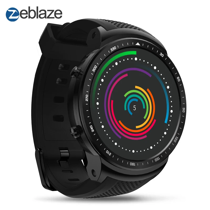 Zeblaze Thor PRO 1.53 inch MTK6580 Quad Core 1GB+16GB GPS Smart Watch 2.0 MP Camera Heart Rate Monitor 3G WIFI Smartwatch