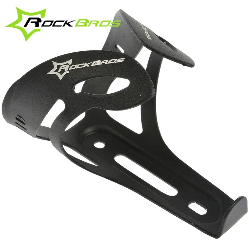 

RockBros Bike Bicycle Cycling Aluminium Alloy Sports Standard Water Bottle Cage Bottle Holder Bicycle Accessories 53g/pcs, Black/silver/white