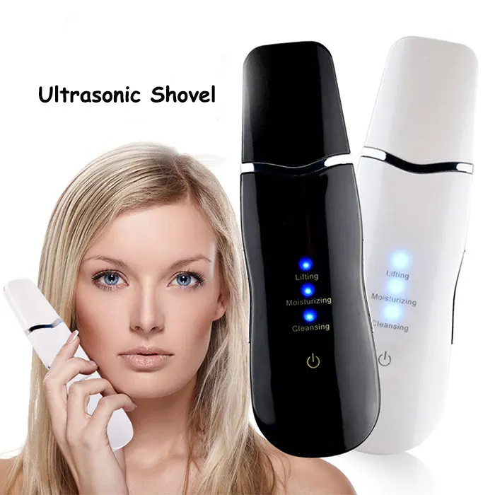 
Rechargeable Ultrasonic Facial Deep Clean Machine 2W Skin Scrubber Blackhead Removal Pimple Comedone Extractor Tool Shovel 