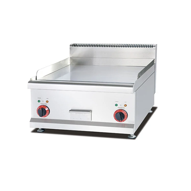 Heavy Duty Counter Top S S Gas Grill Steak Griddle With Lpg Fryer