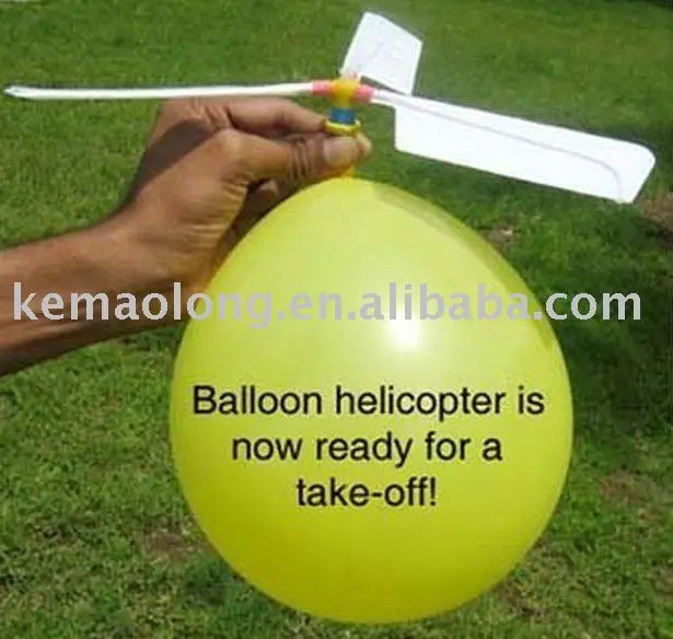 balloon helicopter toy