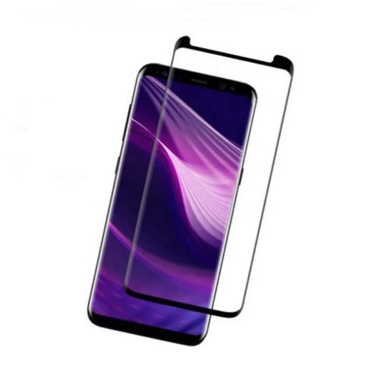 

Case friendly premium 9h 3d curved Edge Glue tempered glass screen protector for samsung galaxy s9 plus